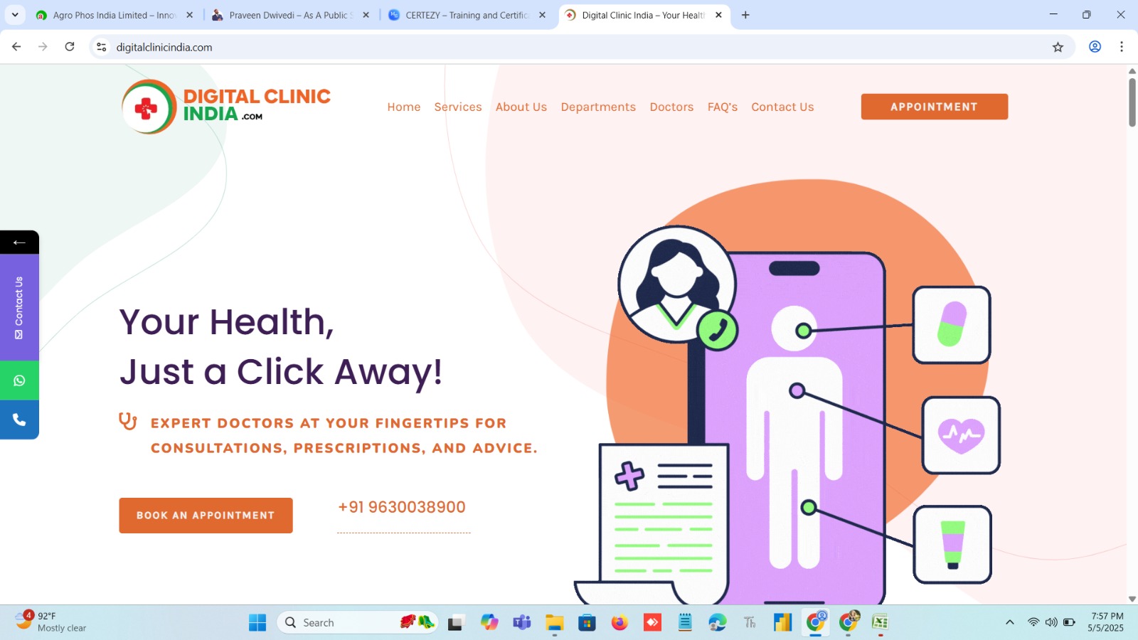 Clinic Website